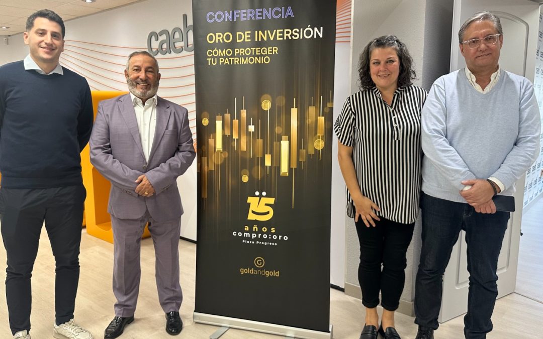 Compro Oro Plaza Progreso organiza con éxito la conferencia «Oro de inversión: cómo proteger tu patrimonio»